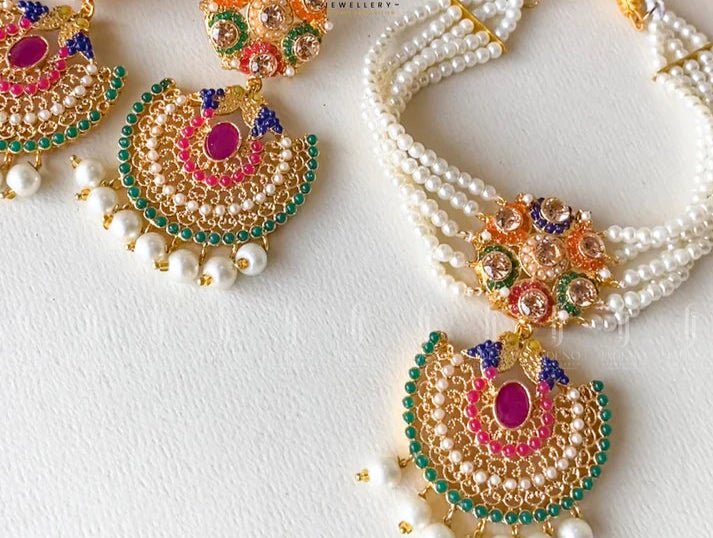 Pearl Majesty Choker Set - Riwaaj