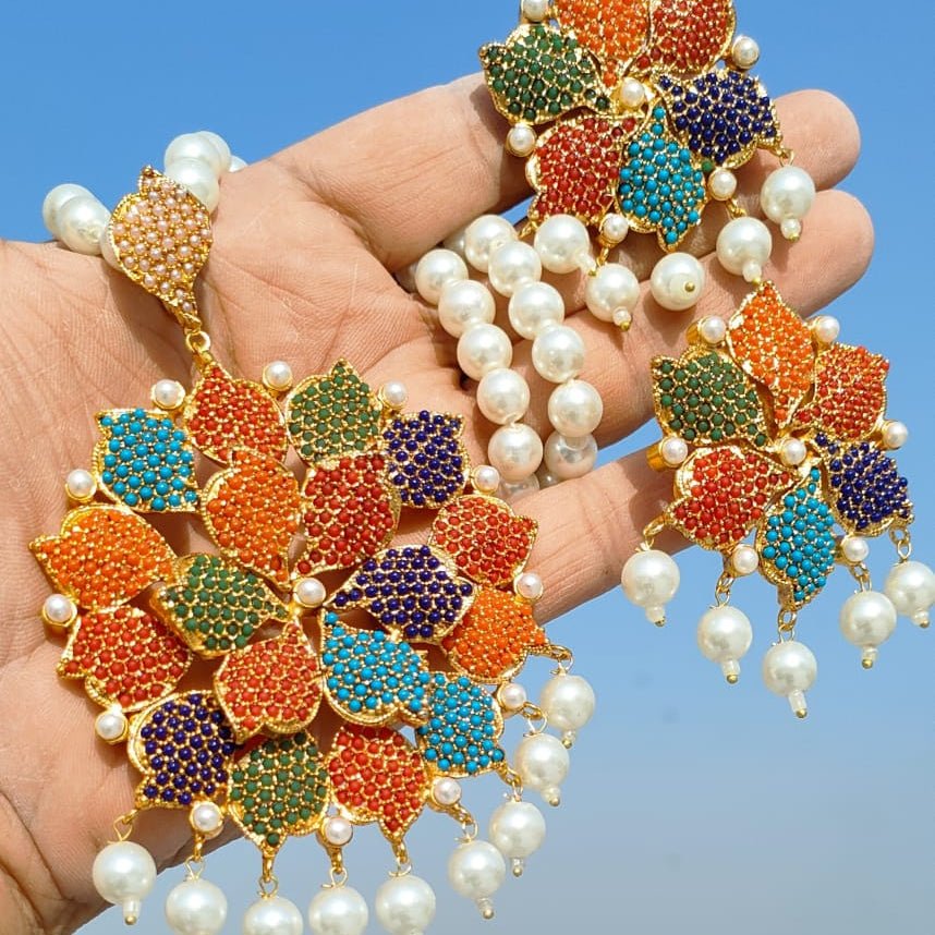 Satrangi Pendant Maala Set - Riwaaj