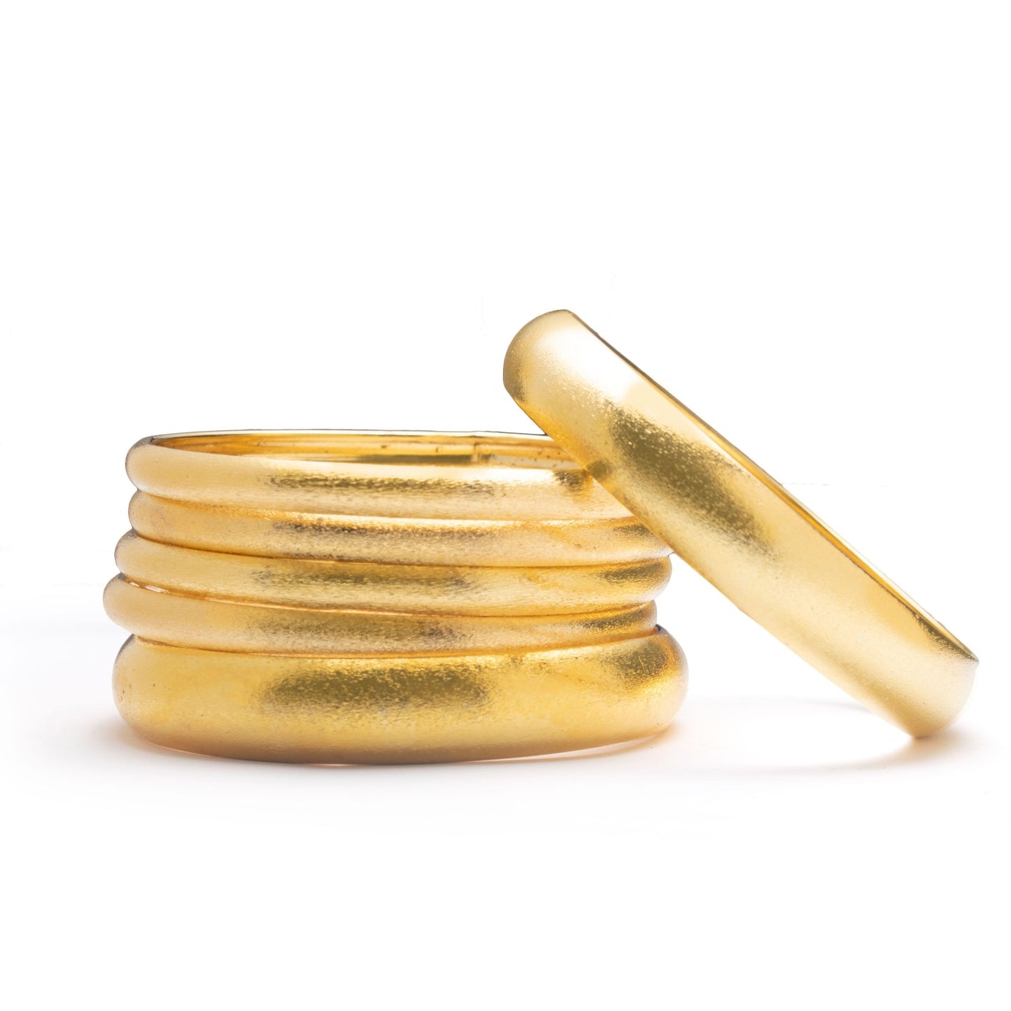 Cleopatra Golden Glass Bangle - Riwaaj