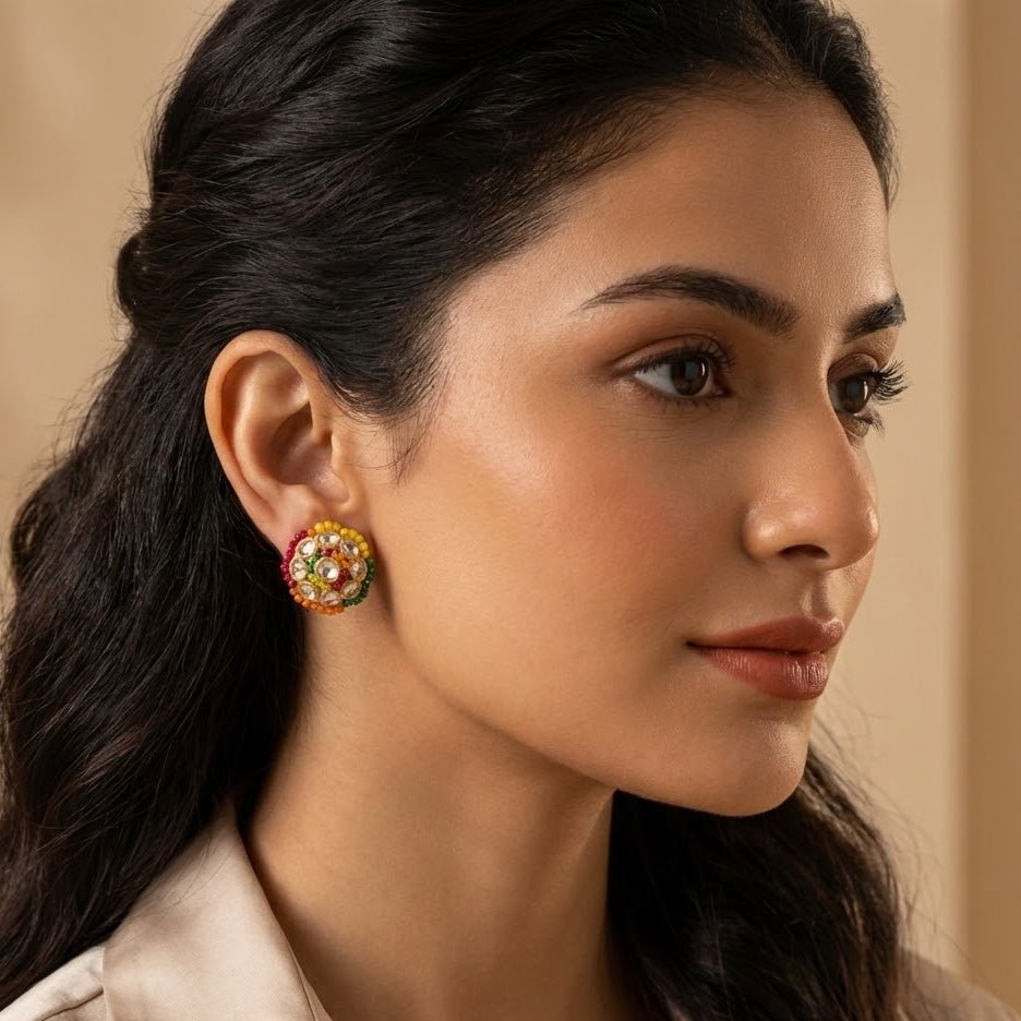 Gul - e - Rang Studs - Riwaaj