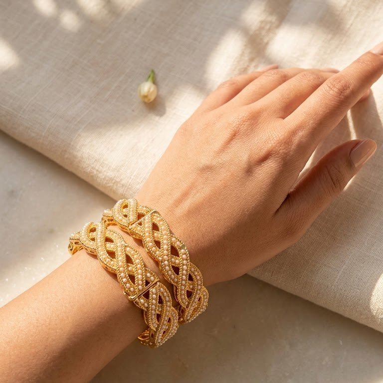 Divine Radiance Openable Bangle - Riwaaj
