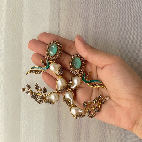 Koh - e - Kahf Earrings - Riwaaj