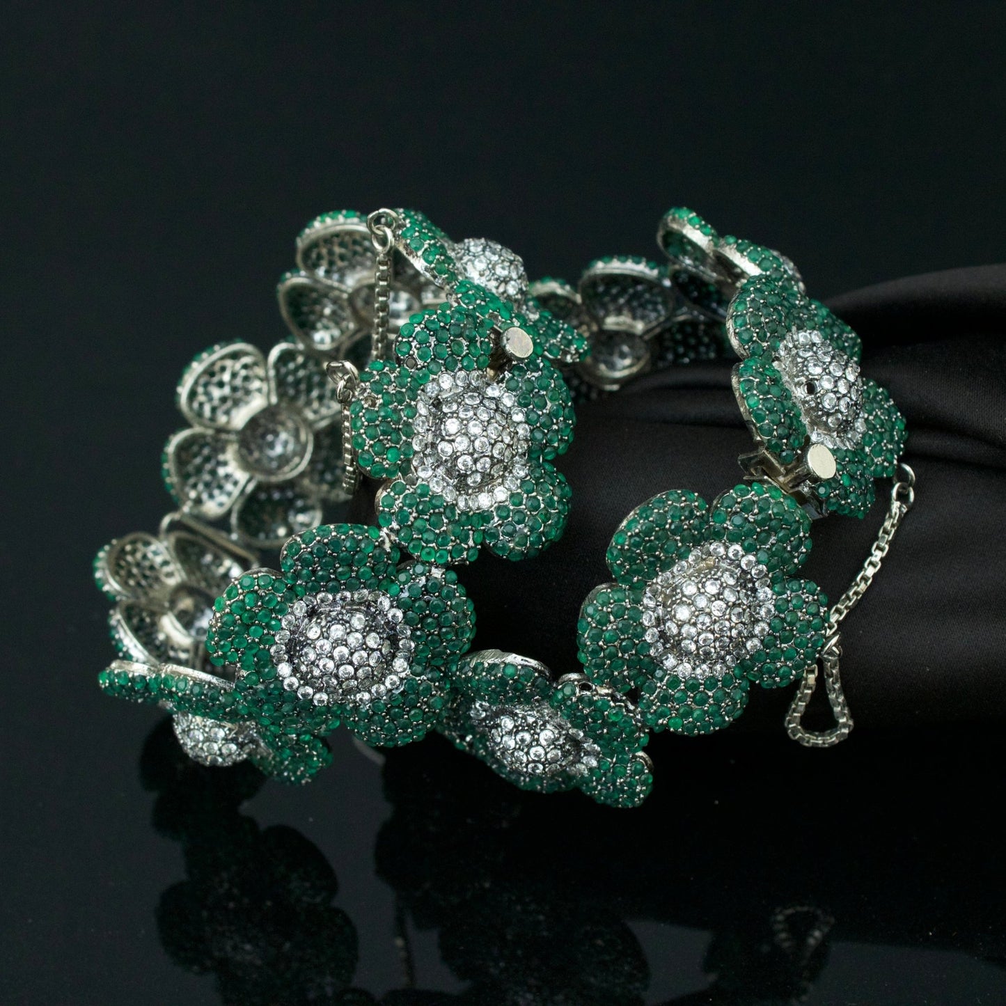 Real Elegant Zirconia Bangles - Riwaaj