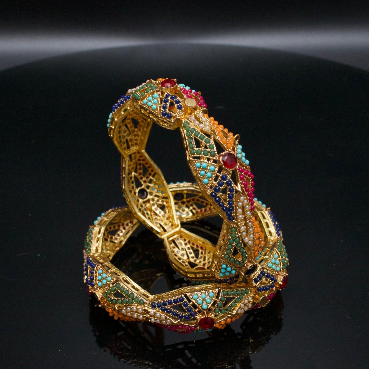 Navratan Grace Bangles - Riwaaj