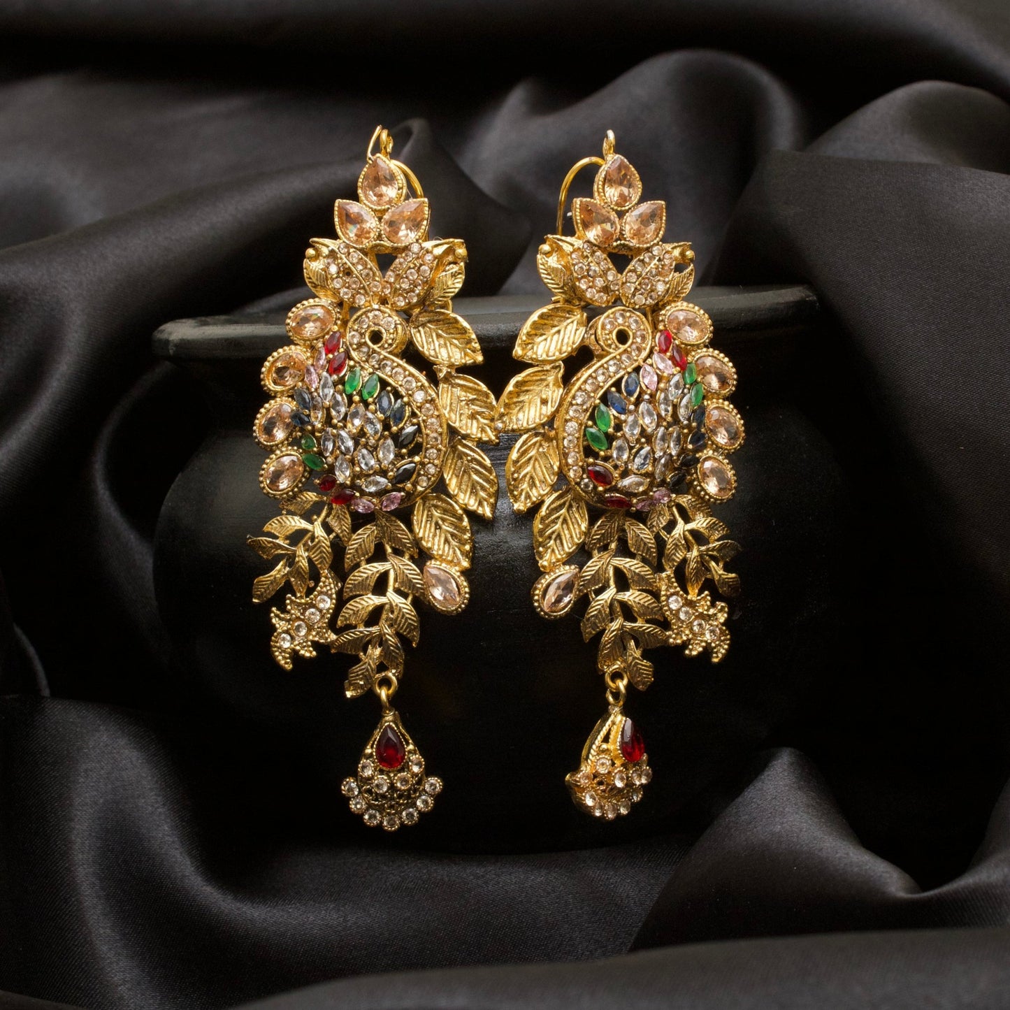 Naaz Statement Earrings - Riwaaj