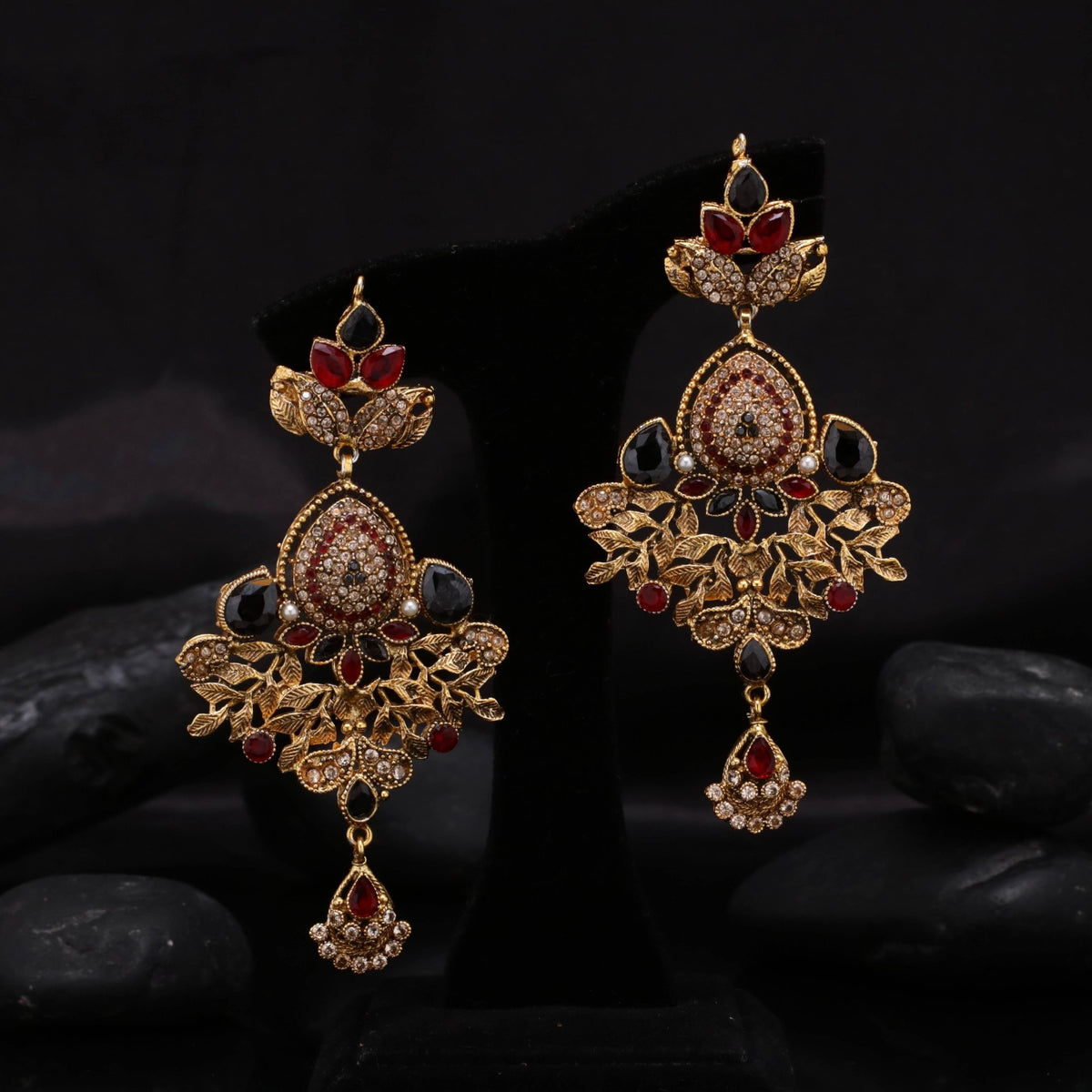 Mehrunisa Statement Earrings - Riwaaj