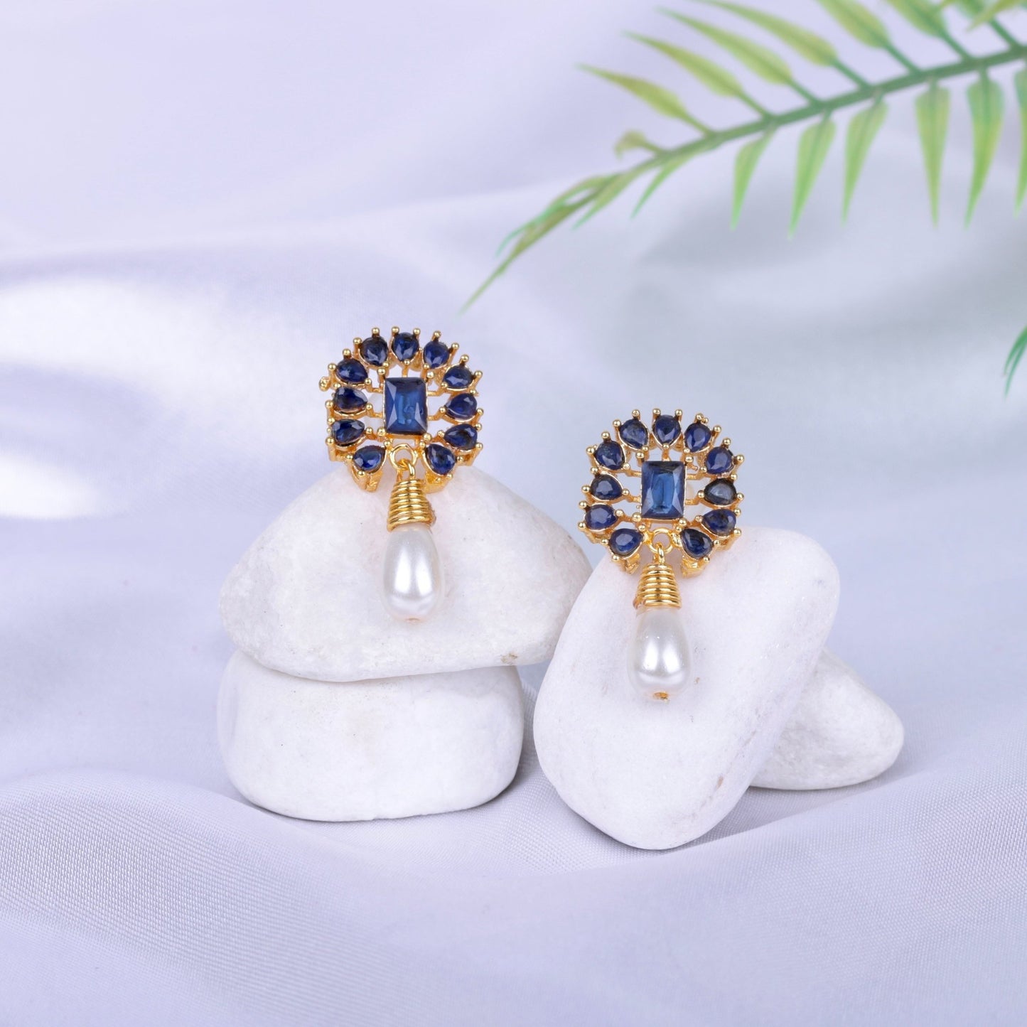 Exquisite Pearl Studs - Riwaaj
