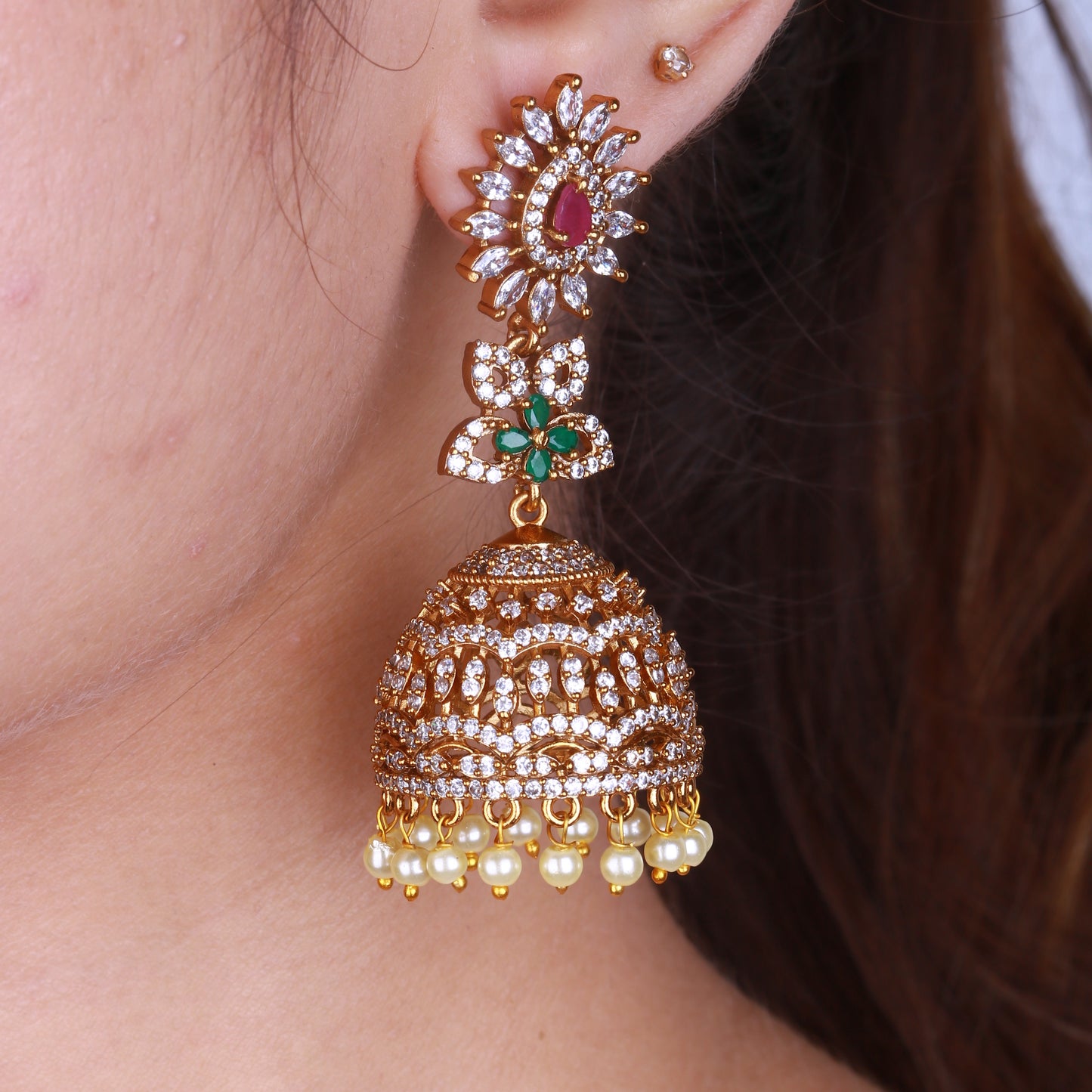 Gulroshan Jhumkas