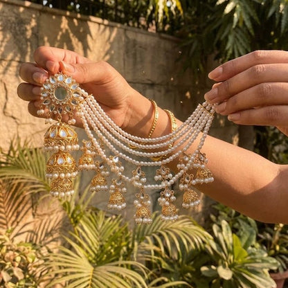 Shaahi Gulnaar Sahara Earrings - Riwaaj
