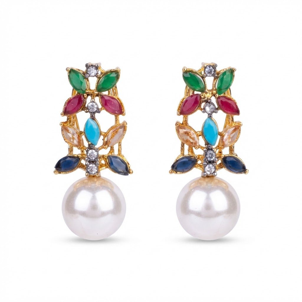 Pearl Flare Studs - Riwaaj