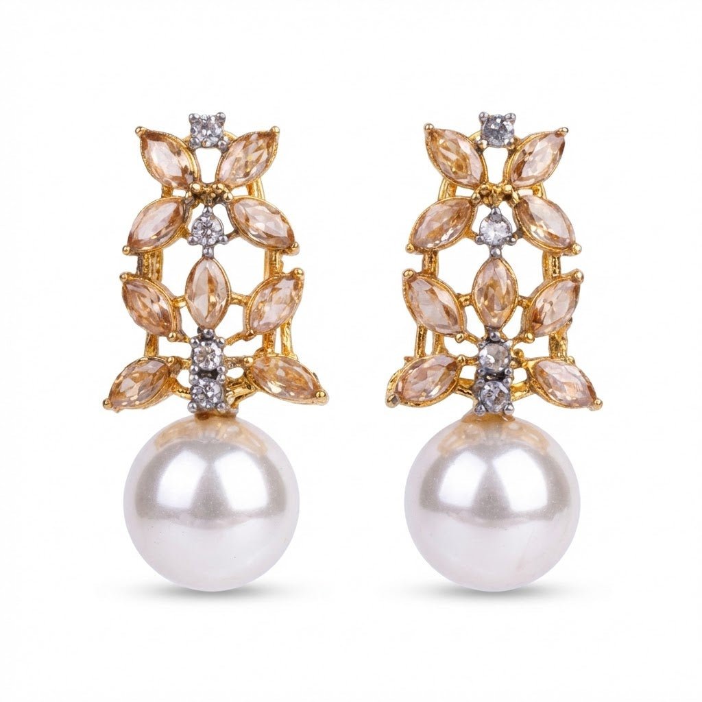 Pearl Flare Studs - Riwaaj