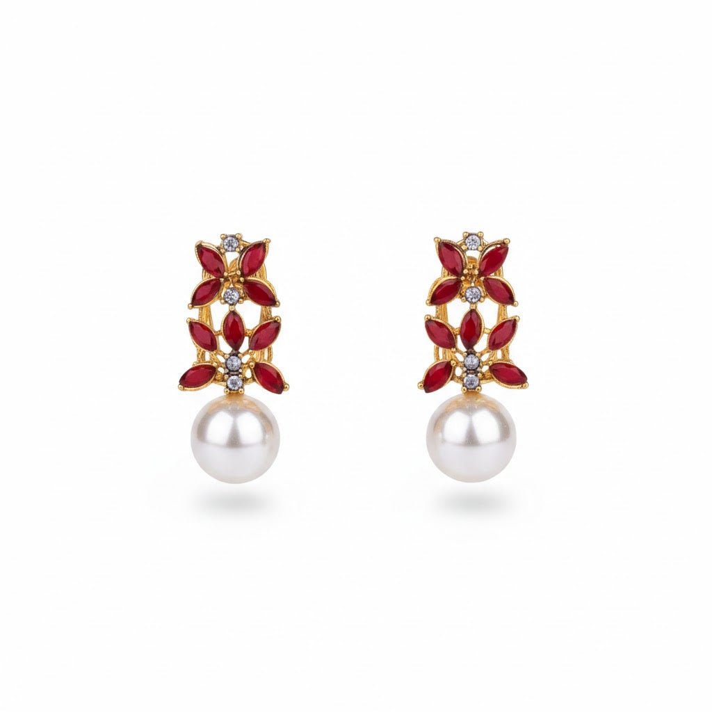 Pearl Flare Studs - Riwaaj