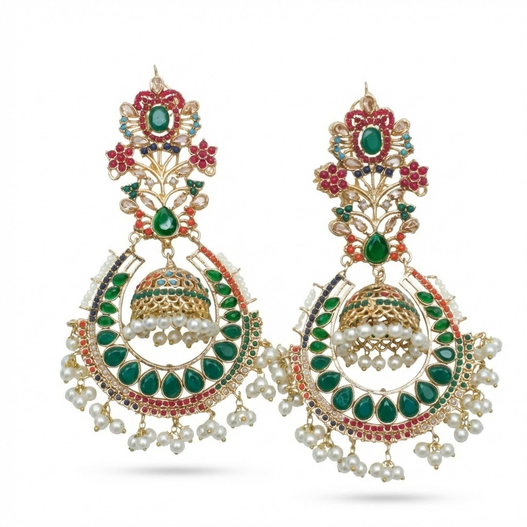 Elegant Exquisite Jhumka Earrings