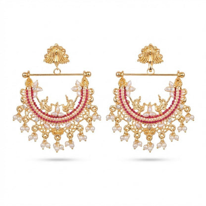 Designer - Crafted Half - Cut Peacock Earrings - Riwaaj