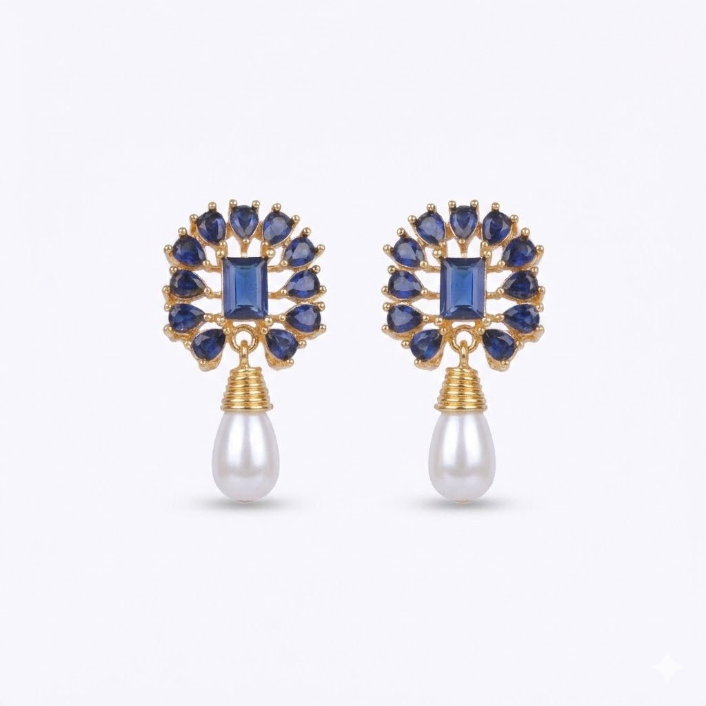 Exquisite Pearl Studs - Riwaaj