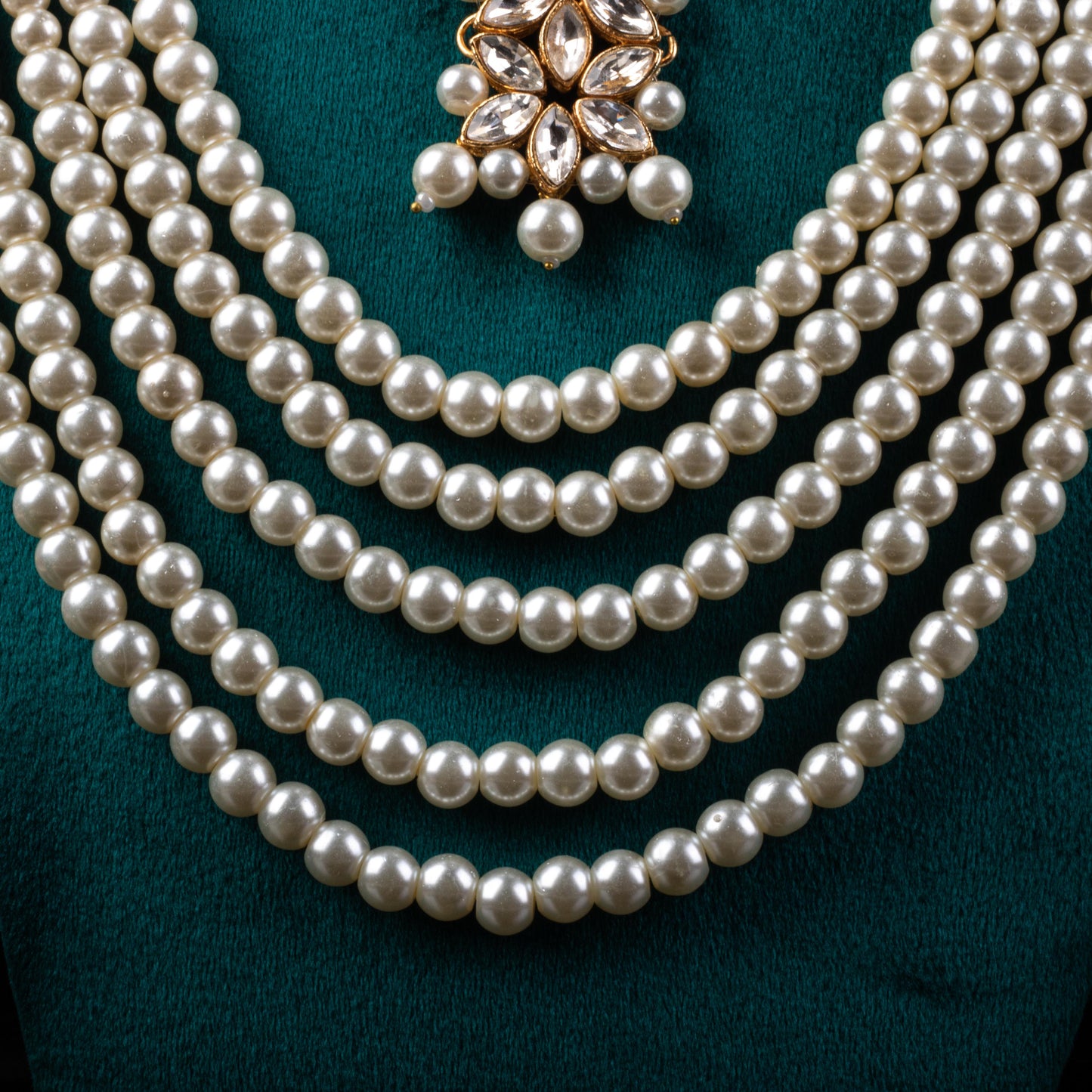 Imperial Bridal Kundun Pearl Set