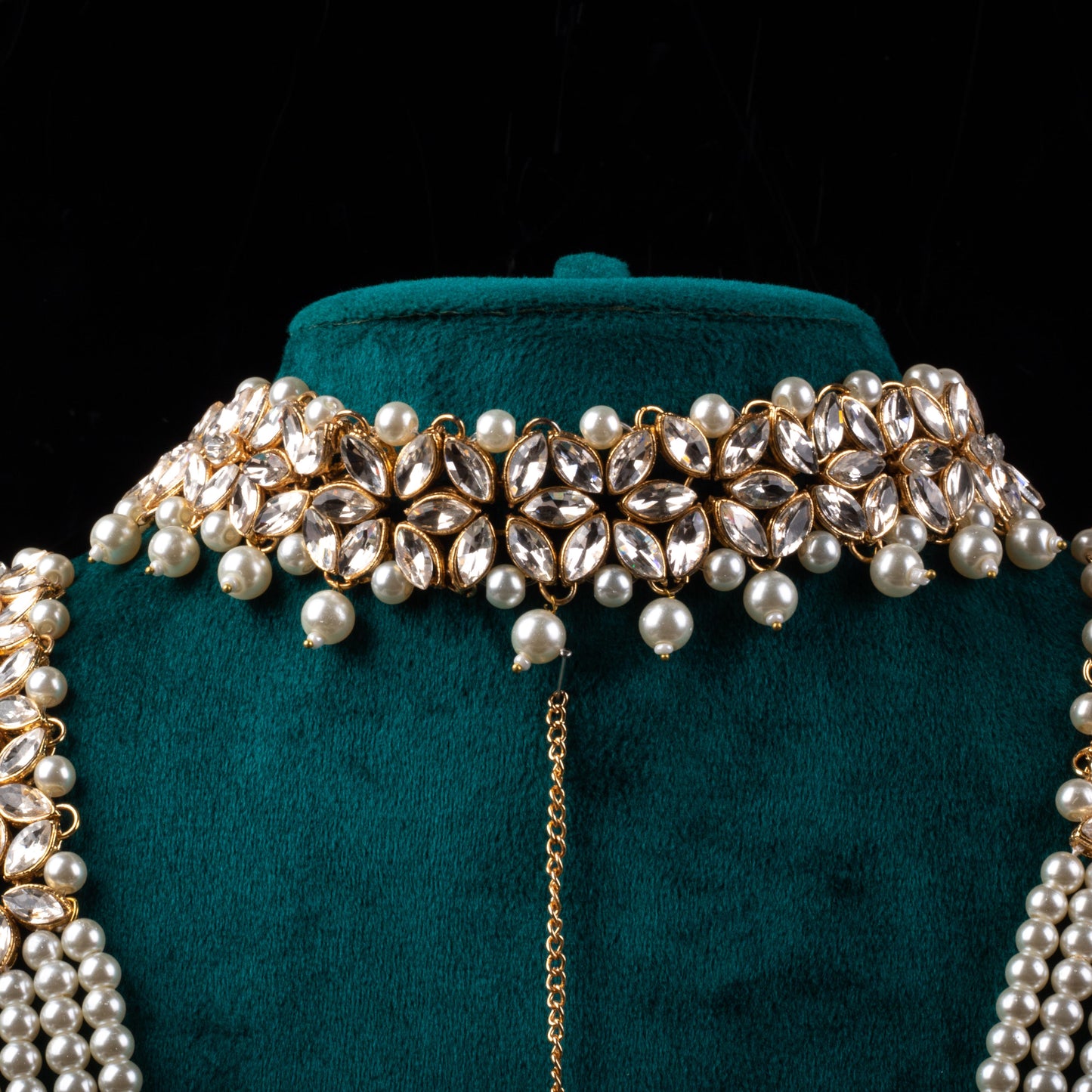 Imperial Bridal Kundun Pearl Set