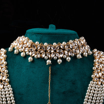 Imperial Bridal Kundun Pearl Set