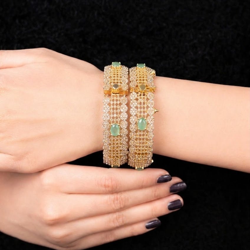 Flora Jewel Bangles - Riwaaj