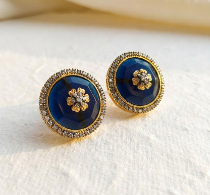 Precious Gemstone Studs