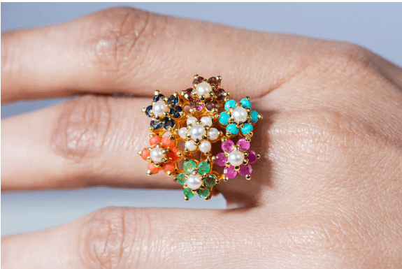 Zirconia Bloom Ring - Riwaaj