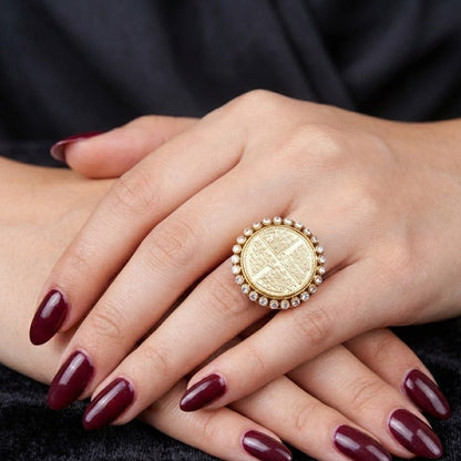 4 Qul Calligraphy Ring - Riwaaj
