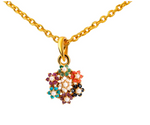 Load image into Gallery viewer, Zirconia Flower Pendant

