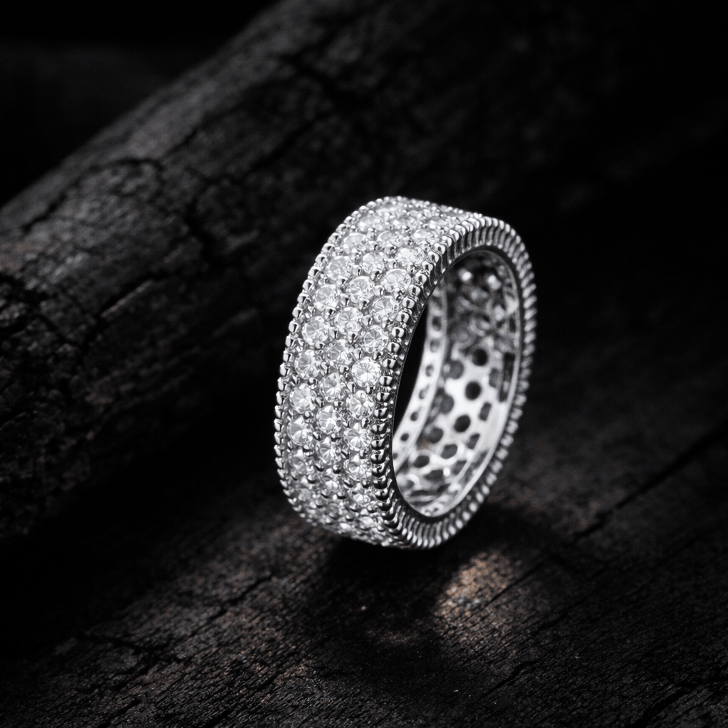 Handcrafted Zirconia Statement Ring | 22K Gold Plated - Riwaaj