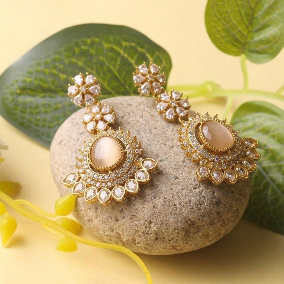 Opaline Royal Earrings - Riwaaj