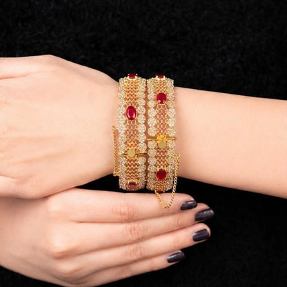 Flora Jewel Bangles - Riwaaj