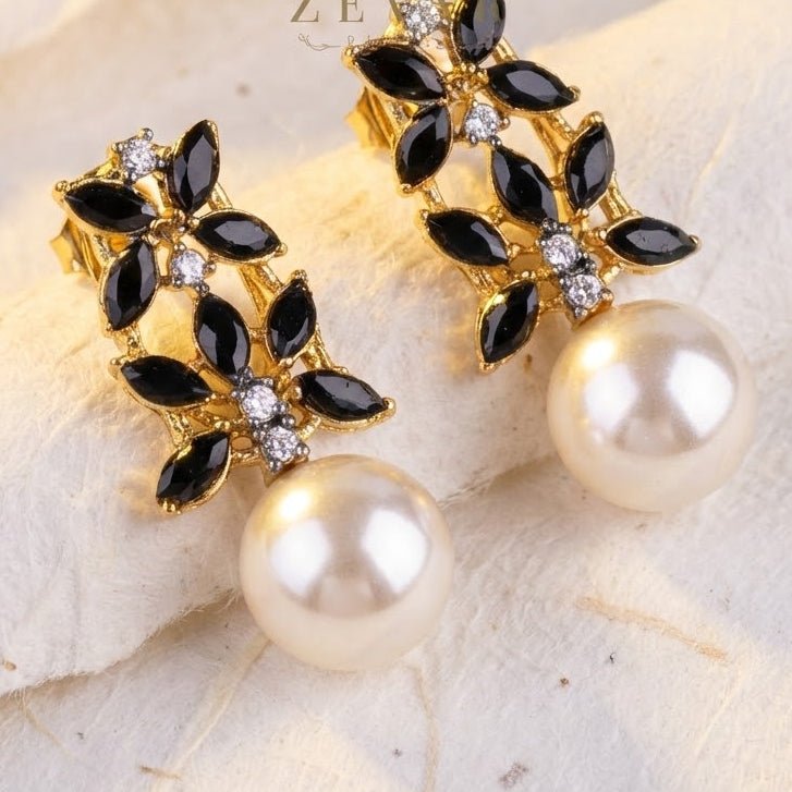 Pearl Flare Studs - Riwaaj