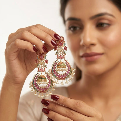 Elegant Exquisite Jhumka Earrings