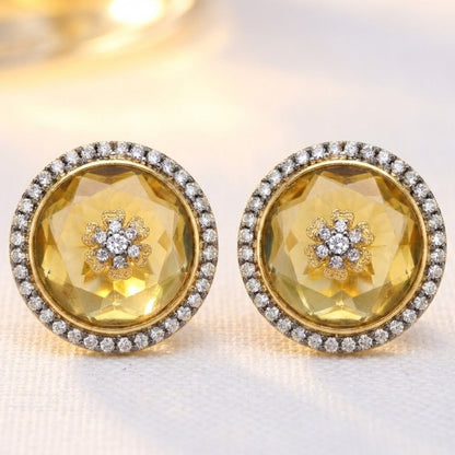 Precious Gemstone Studs