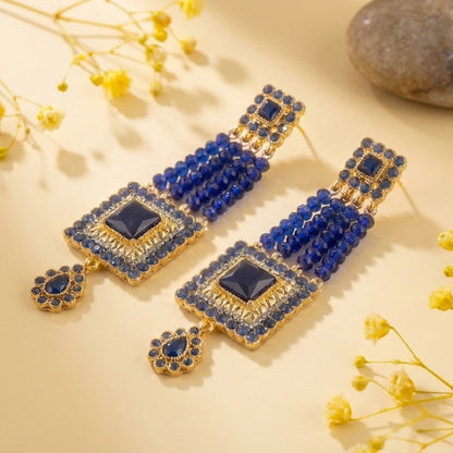 Tribal Rectangular Earrings