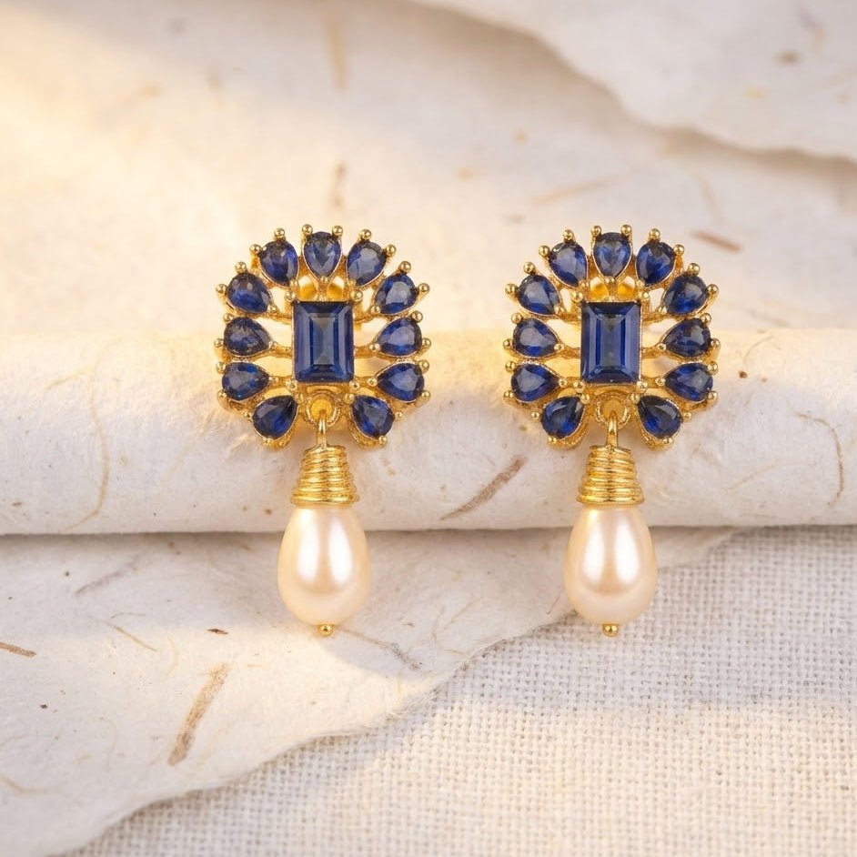 Exquisite Pearl Studs - Riwaaj