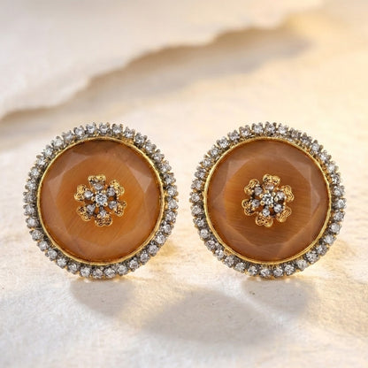 Precious Gemstone Studs