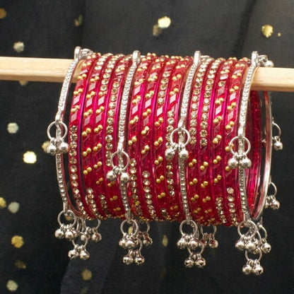 Kashmiri Ghungroo & Red Glass Chooriyan - Riwaaj