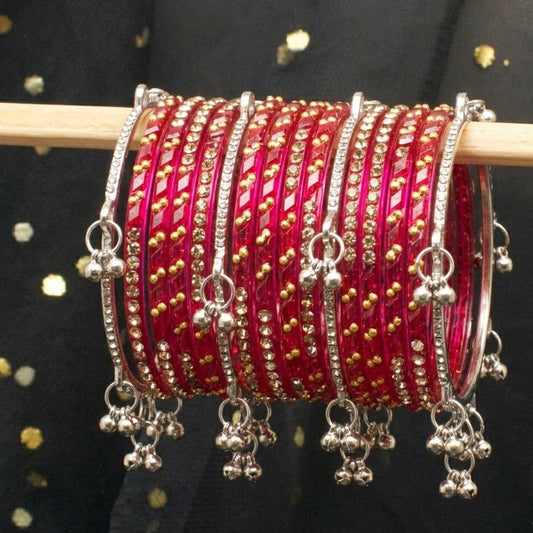Kashmiri Ghungroo & Red Glass Chooriyan - Riwaaj