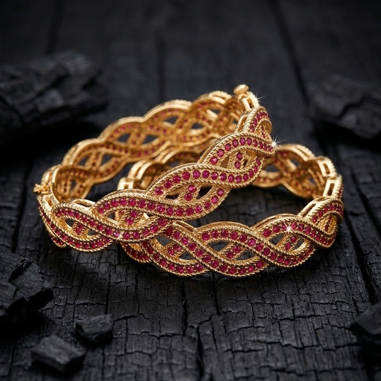 Divine Radiance Openable Bangle - Riwaaj