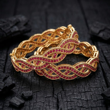 Divine Radiance Openable Bangle - Riwaaj