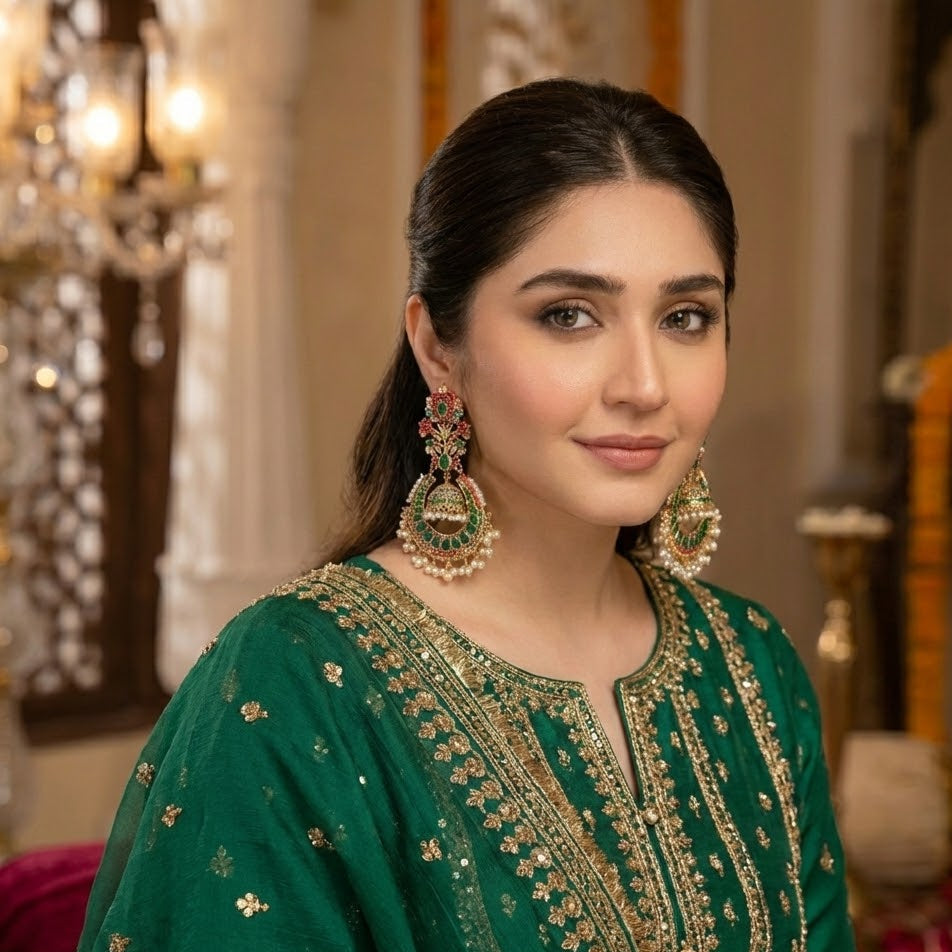 Elegant Exquisite Jhumka Earrings