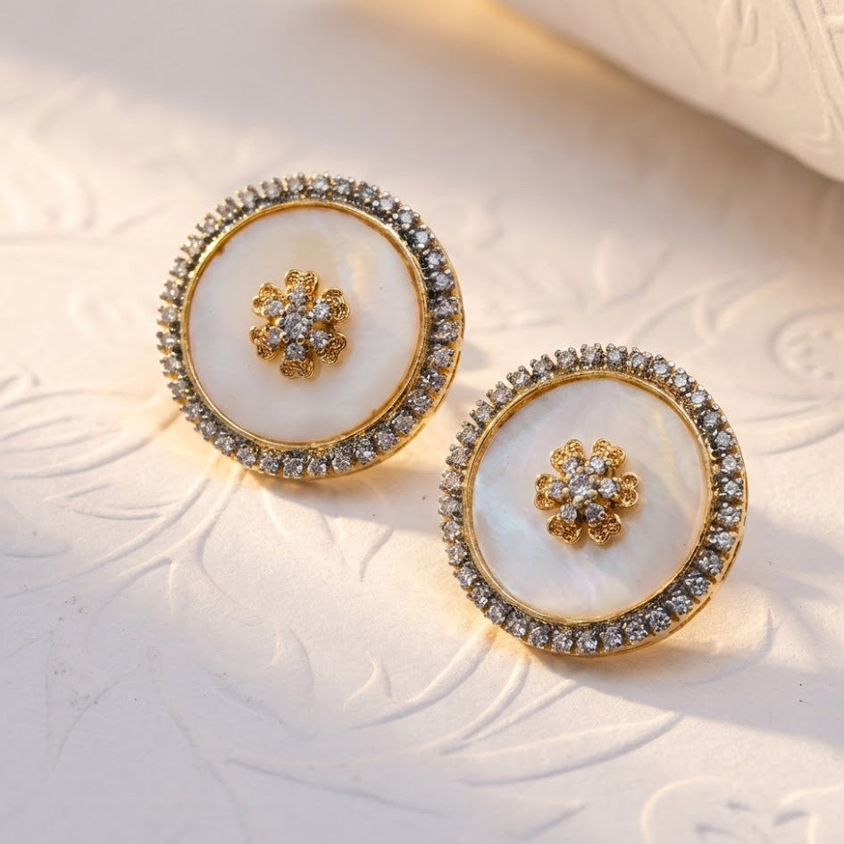 Precious Gemstone Studs