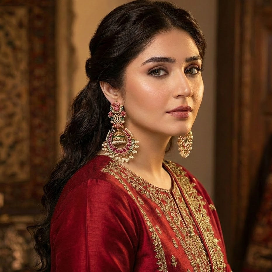 Elegant Exquisite Jhumka Earrings