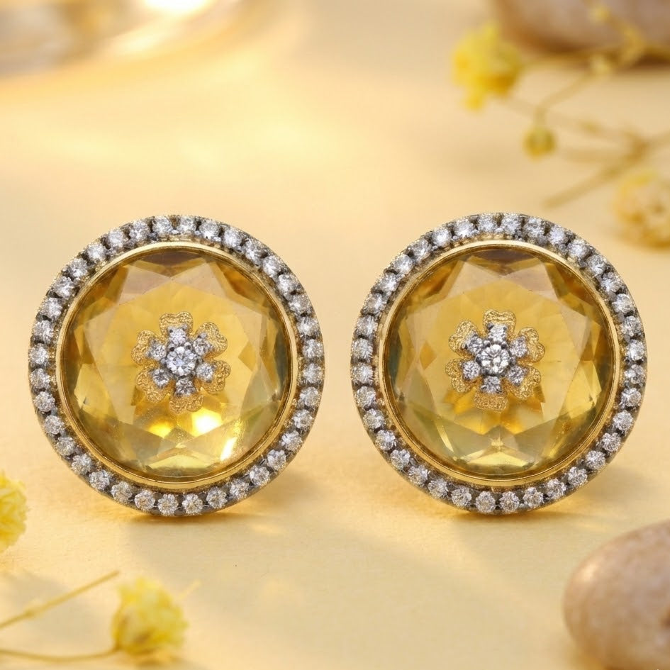 Precious Gemstone Studs