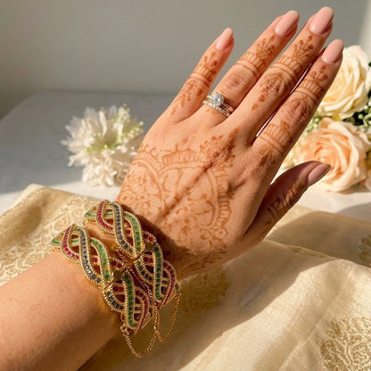 Divine Radiance Openable Bangle - Riwaaj