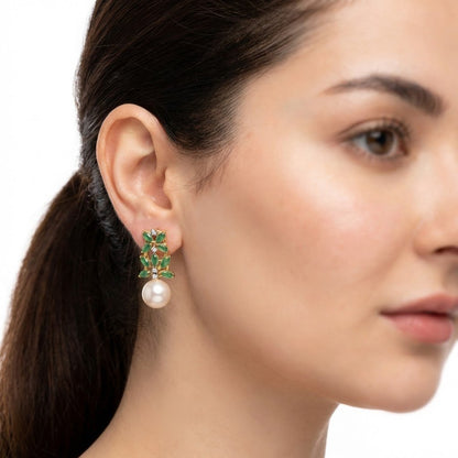 Pearl Flare Studs - Riwaaj