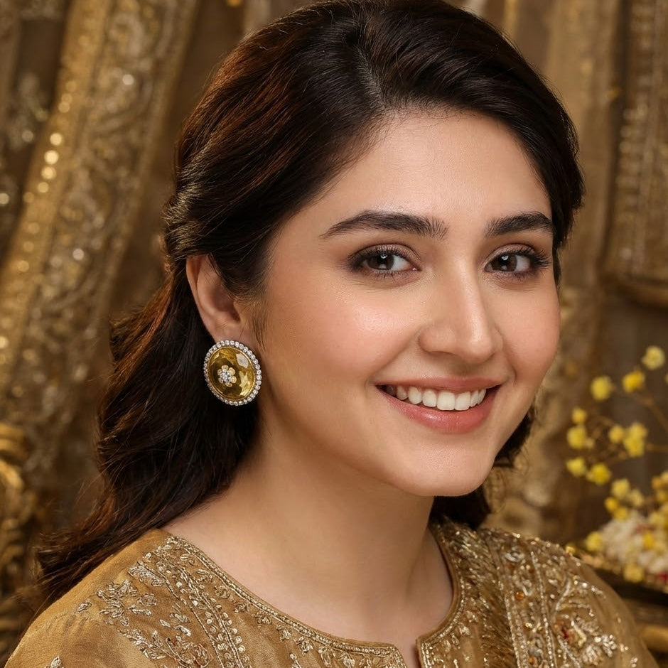 Precious Gemstone Studs