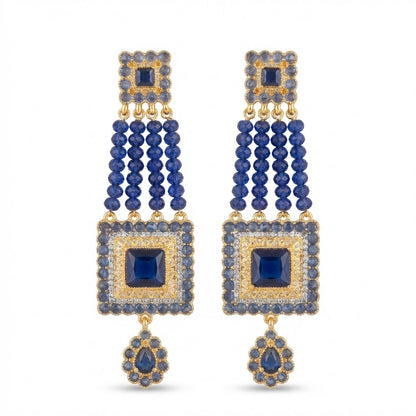 Tribal Rectangular Earrings