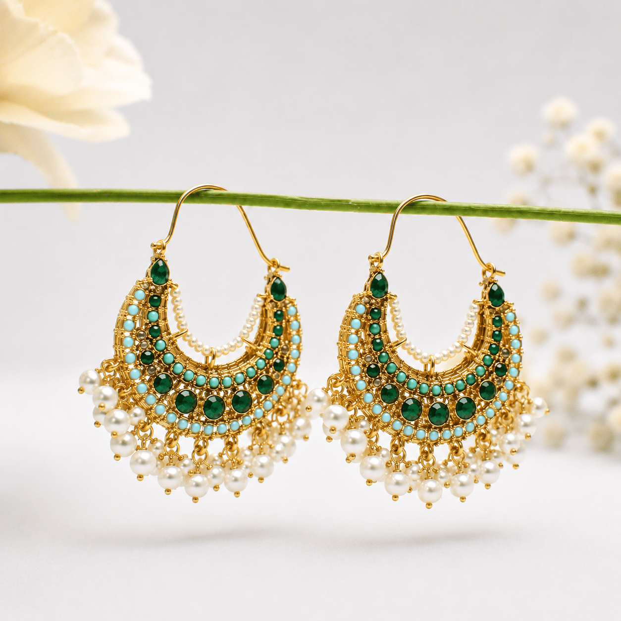 2 - in - 1 Dual - Tone Heritage Hoops - Riwaaj