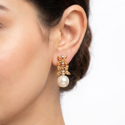 Pearl Flare Studs - Riwaaj